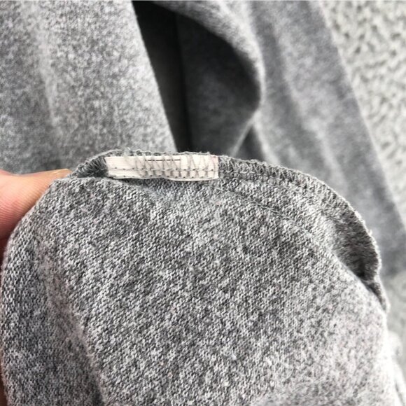 Calvin Klein Sweater Womens Large Gray Heather Pocket 3/4 Sleeve Casual Slouchy - Picture 8 of 11